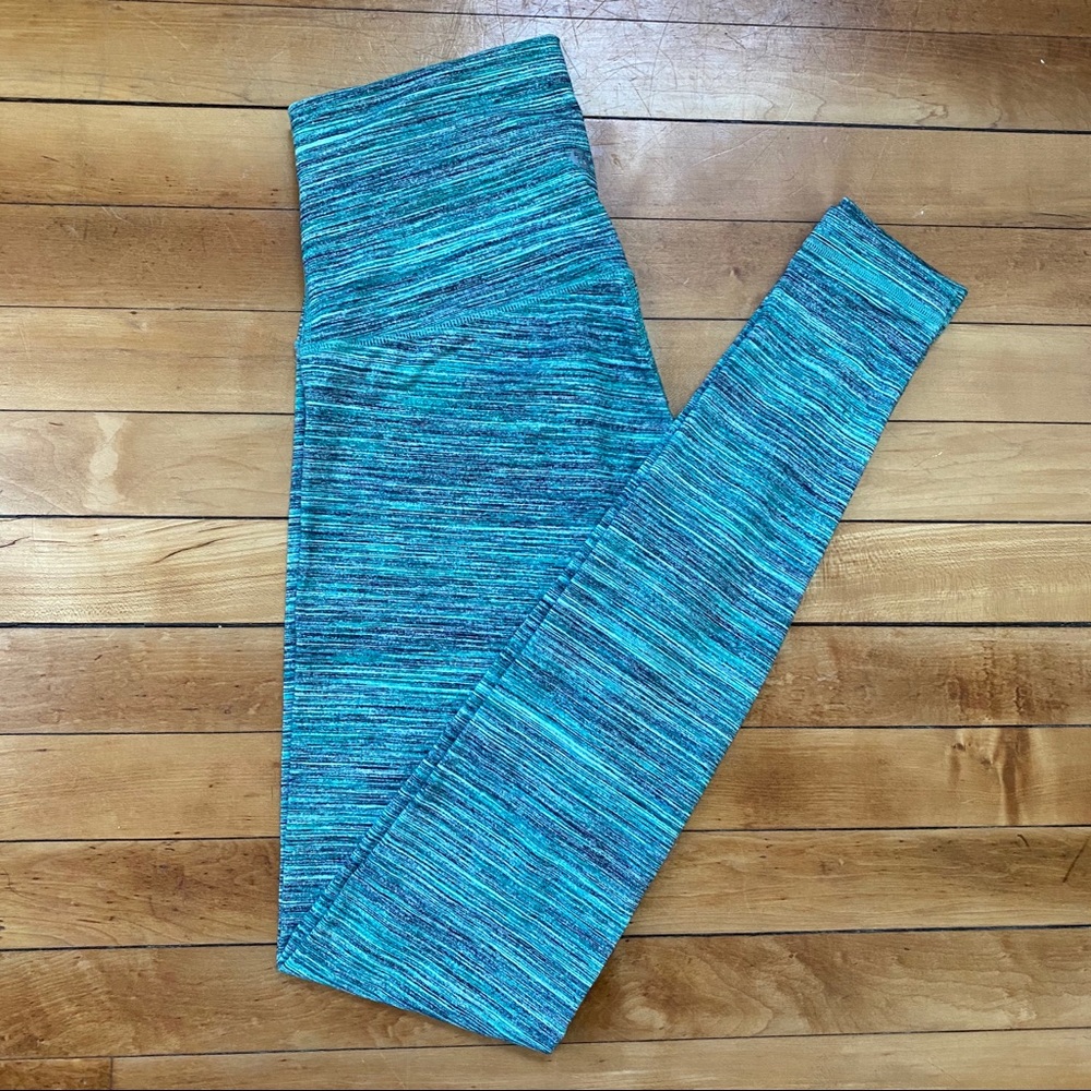 Lululemon Wunder Under Space Dye Lake Fresh Teal